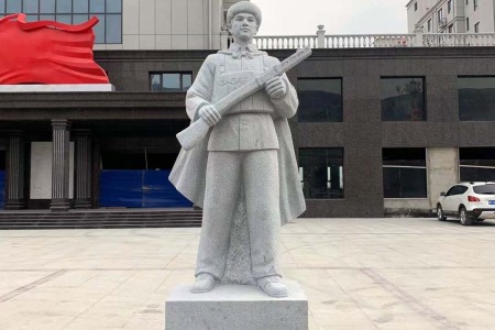 战争抗战雕塑