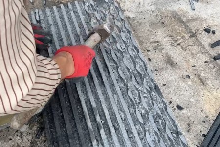 福鼎黑流水景墙手打