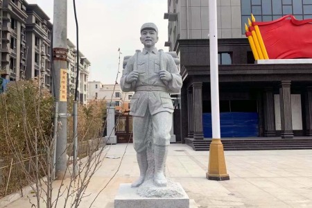 战争抗战雕塑