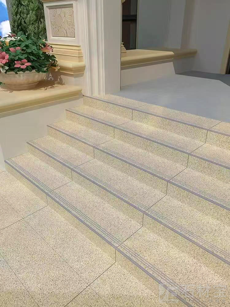 黄锈石楼梯踏步