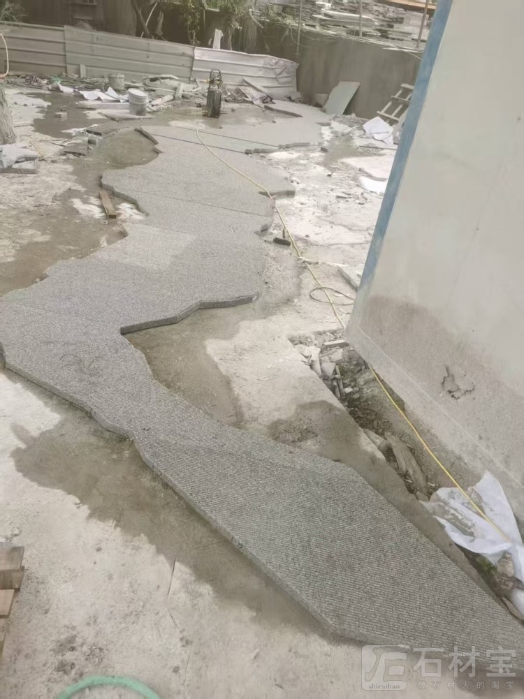 芝麻白背景墙