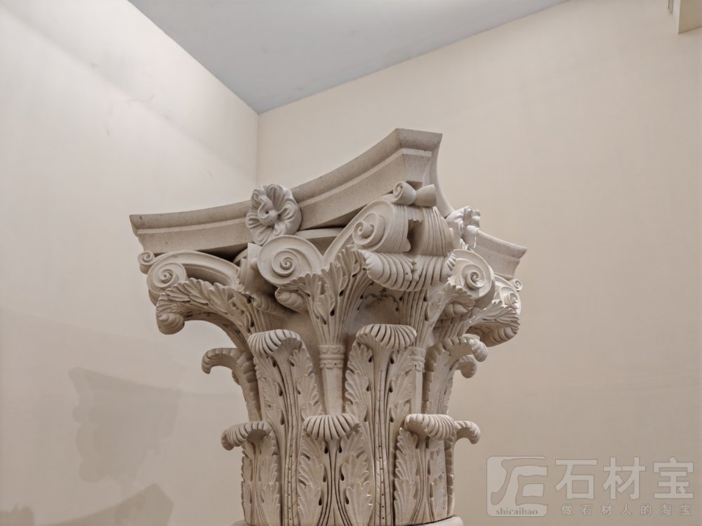 石雕柱子大理石罗马柱文化柱