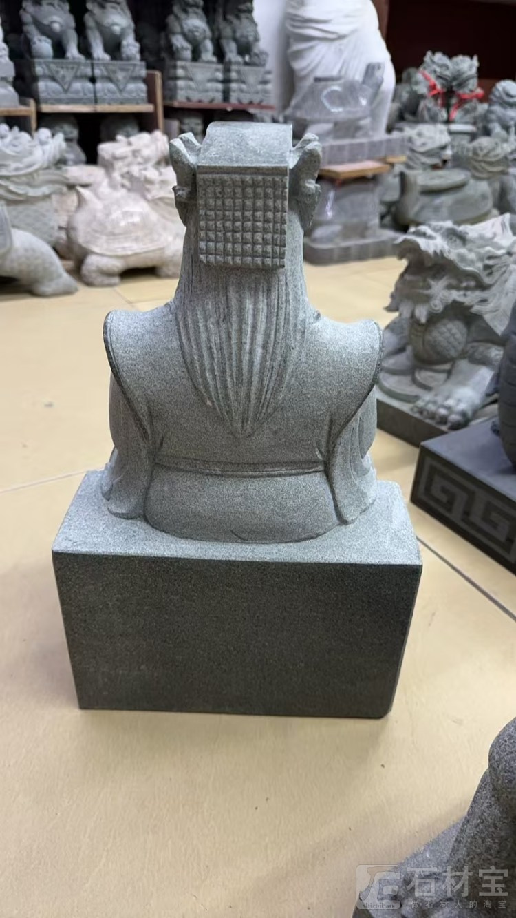 石雕龙王石雕土地公石雕土地婆神像雕塑雕刻供奉摆件