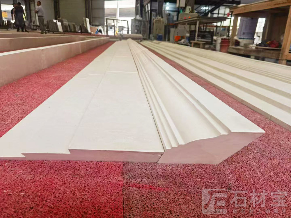 白沙米黄线条