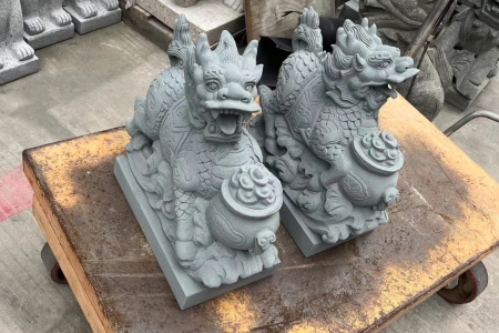石雕麒麟石雕貔貅雕塑雕刻石雕动物人物