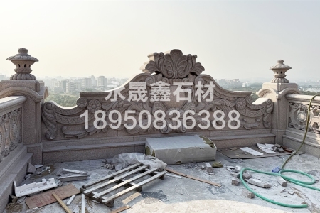 虾红空中别墅外墙干挂