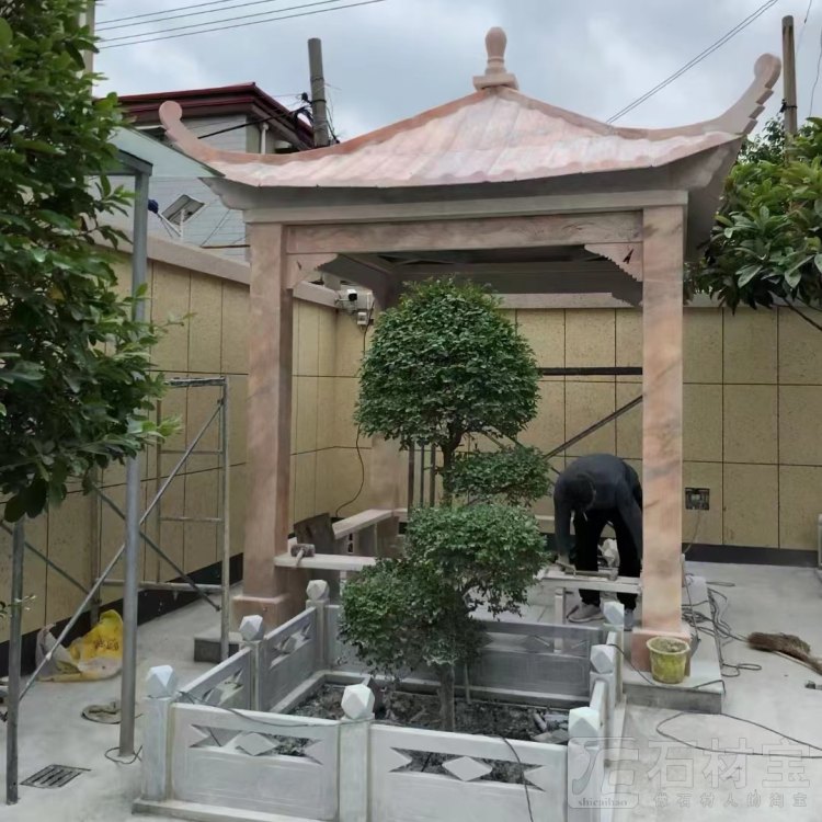 庭院四角凉亭