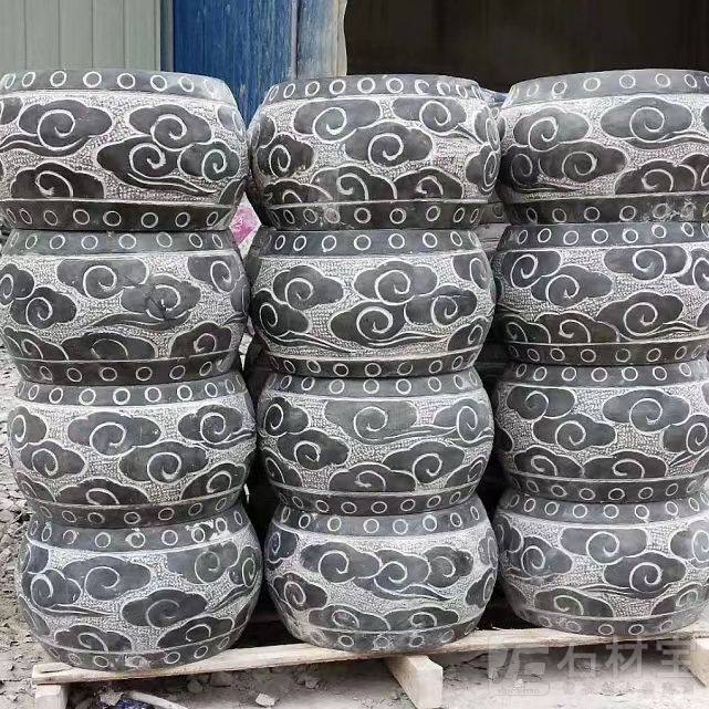 祥云柱墩石