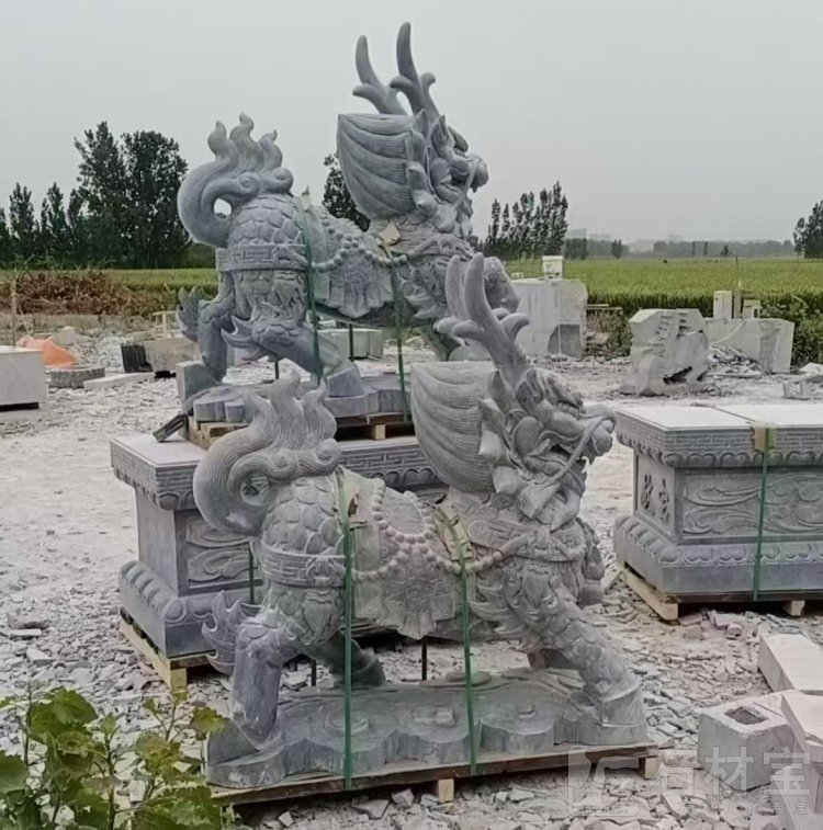 石雕麒麟