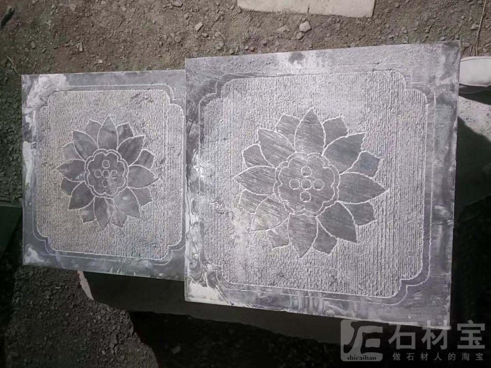 青石地铺石