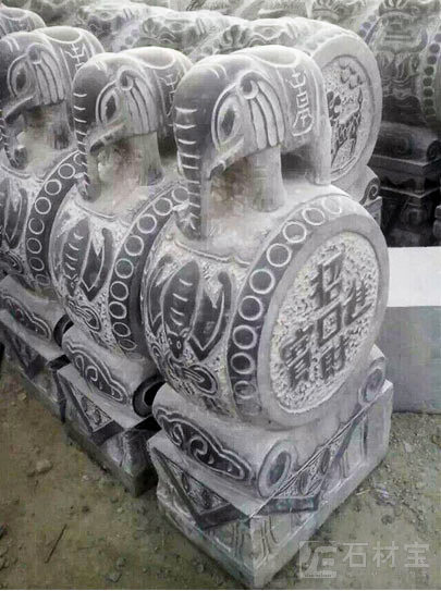 仿古抱鼓石雕