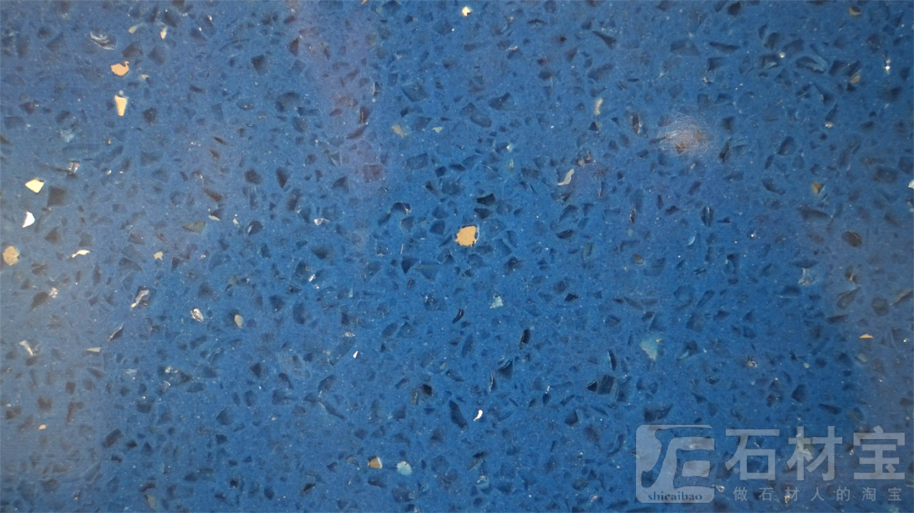 石英石水晶蓝