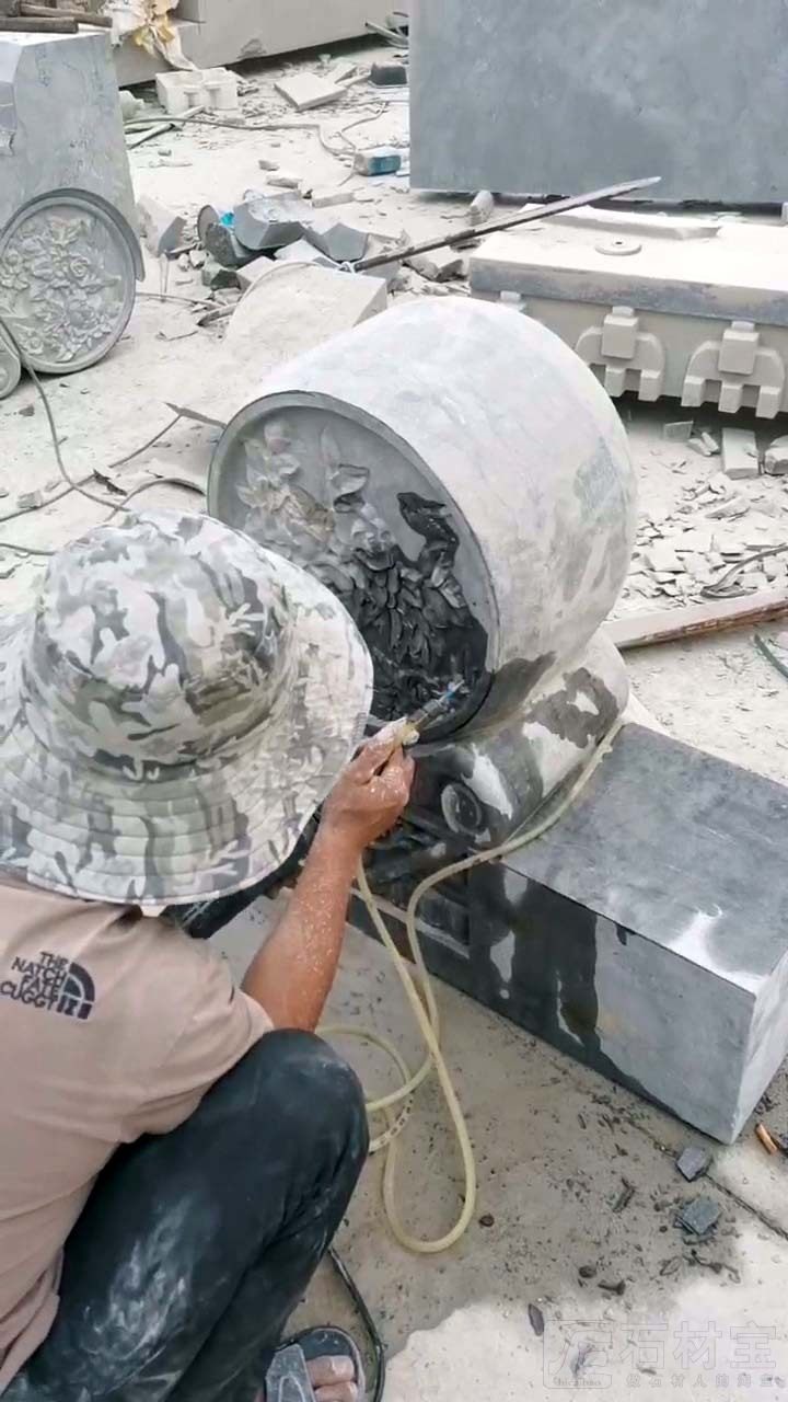 抱鼓石加工