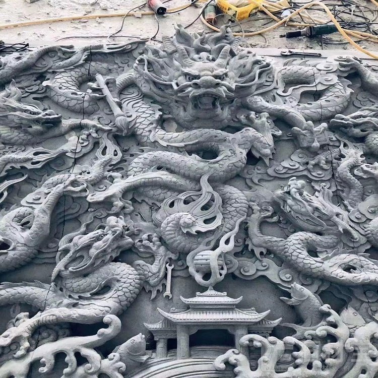 九龙壁浮雕