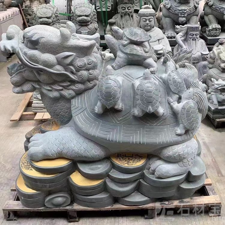 石雕龙龟