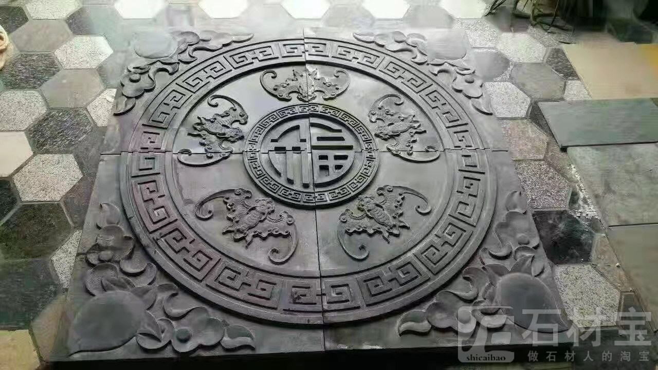 五福浮雕