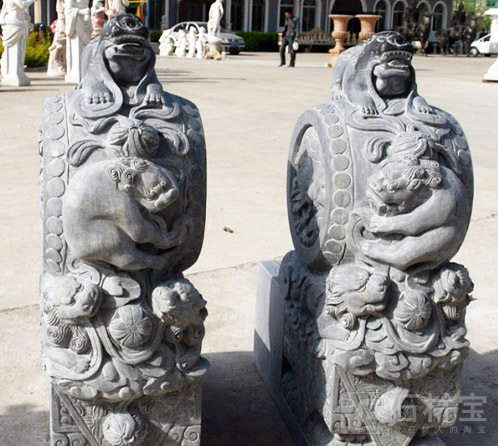 仿古抱鼓石