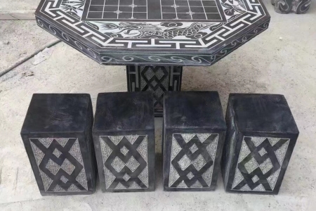 棋盘石桌石凳