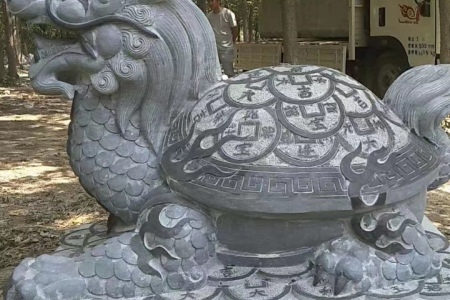 石雕龙龟
