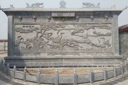 松鹤延年影壁墙