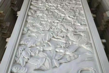 富贵牡丹浮雕