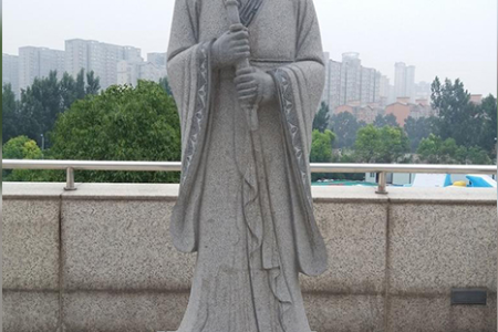 张良人物雕像