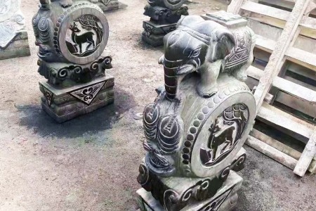 大象抱鼓石