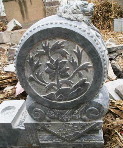 仿古抱鼓石