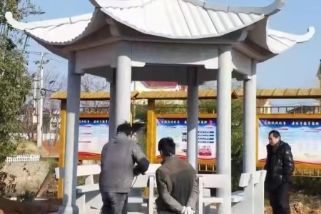 六角凉亭