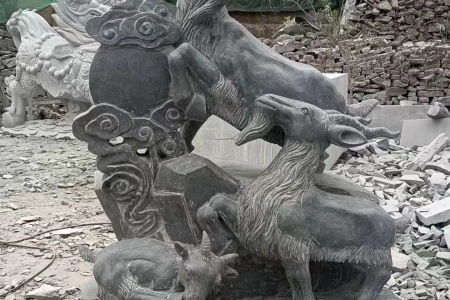 石雕羊