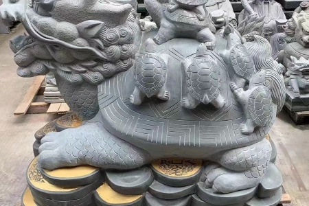石雕龙龟