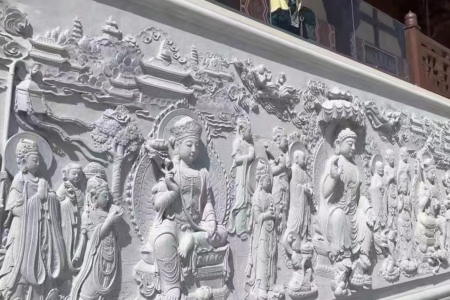 寺院佛像浮雕