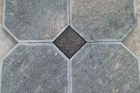 青石地铺石