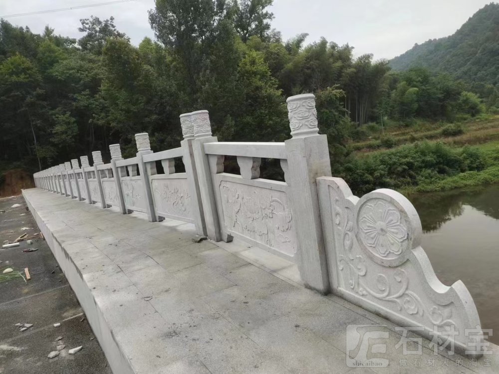 石栏杆 青石汉白玉花岗岩石栏杆