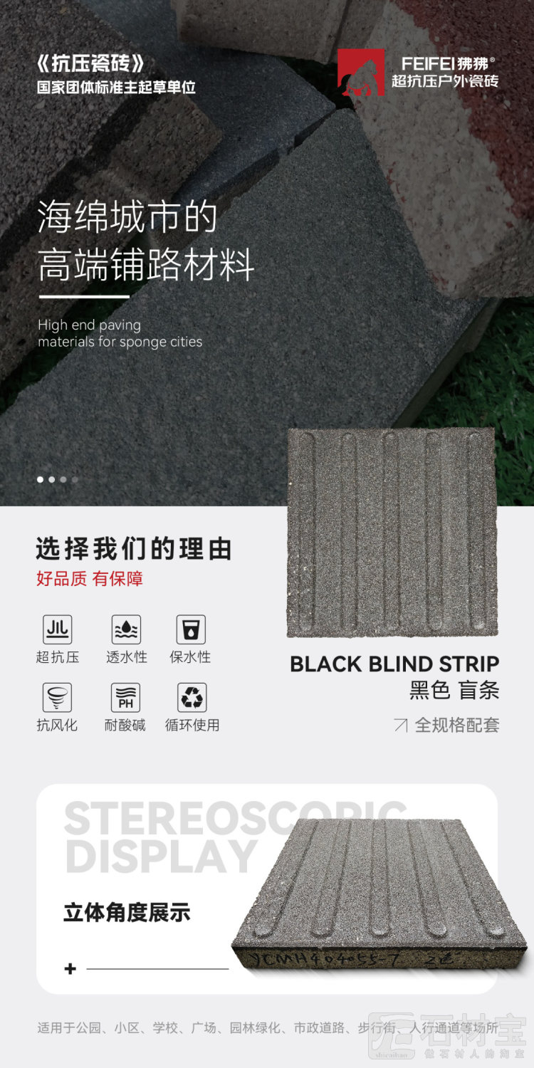 黑色 盲条