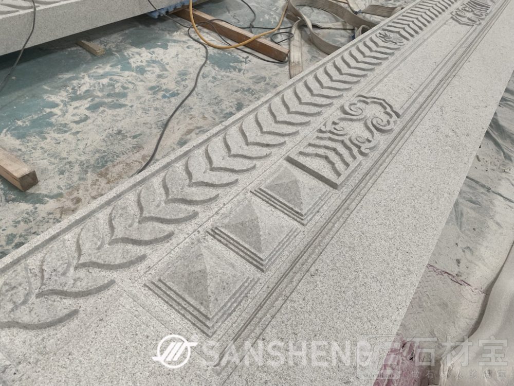 美国白金 整石传承别墅定制4米整石方柱圆柱