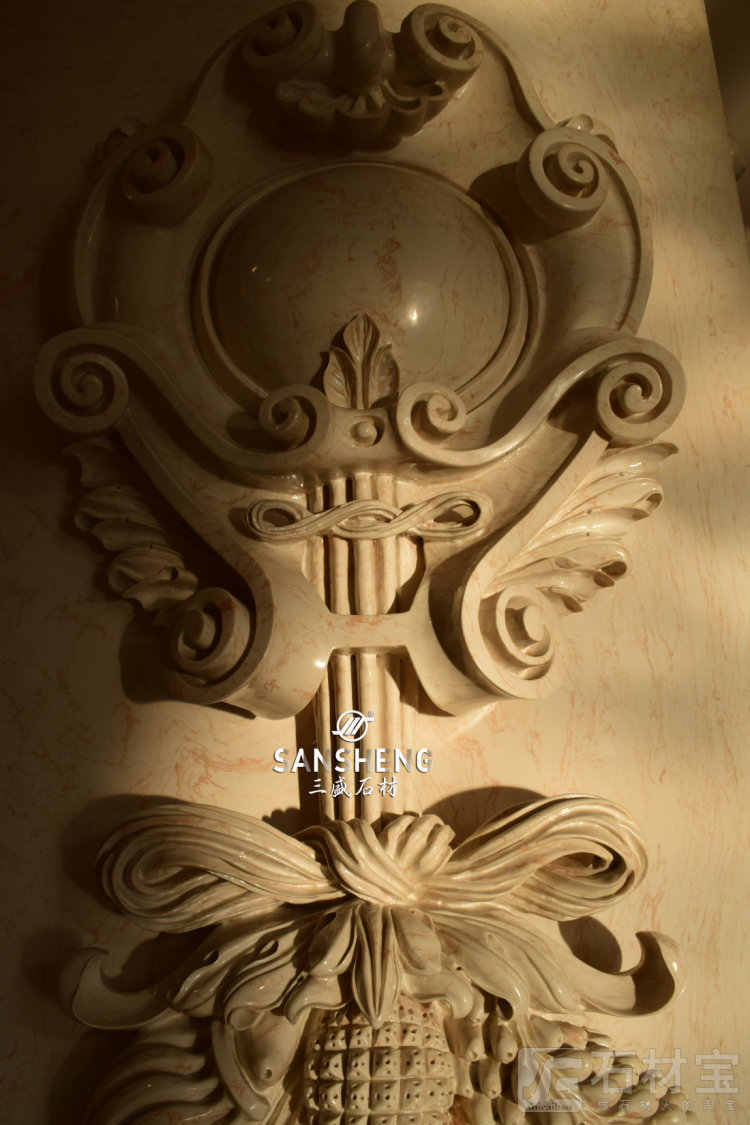 五轴六轴雕刻手工雕花大宅室内雕刻无缝护墙板整石别墅围墙写字楼外墙