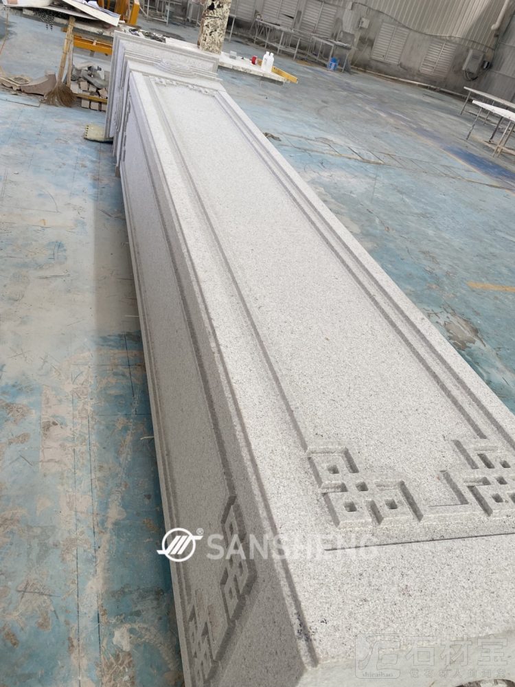 美国白金 整石传承别墅定制4米整石方柱圆柱