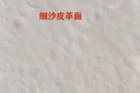 白沙细沙皮革面