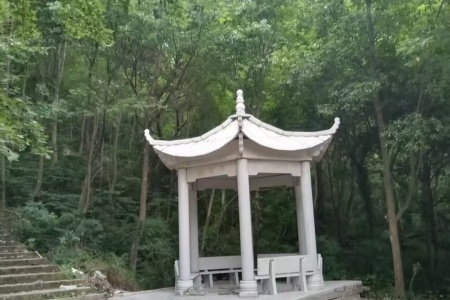 凉亭 石亭 长廊 