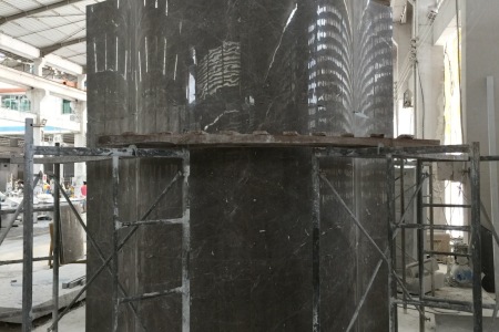 大理石圆柱罗马柱弧形板双弧板南斯拉夫白爵士白雅士白水晶白酒店大堂别墅整石外墙
