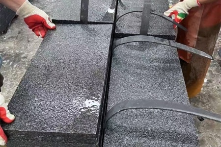 广西芝麻黑火烧地铺石