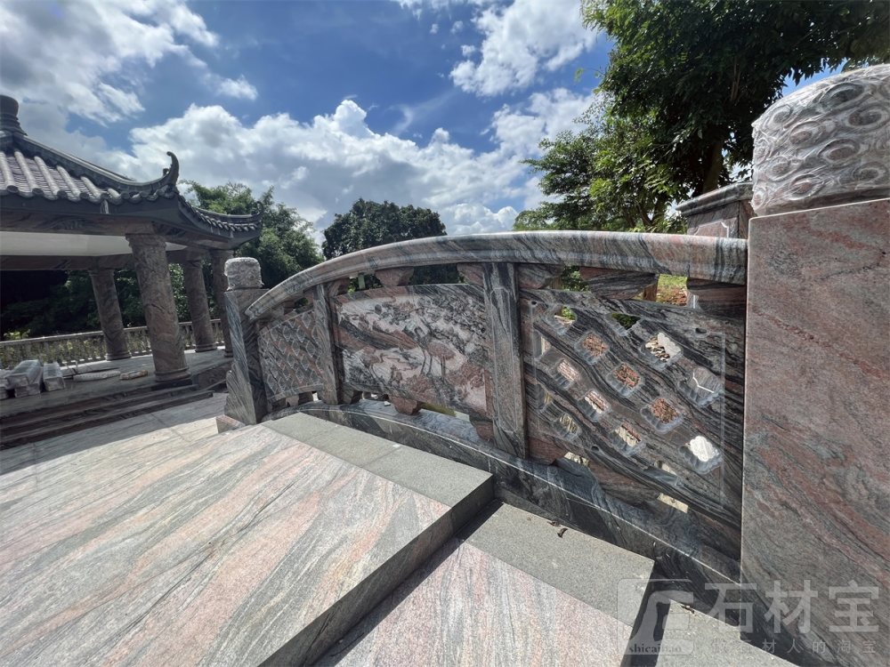三峡红(幻彩红)石桥