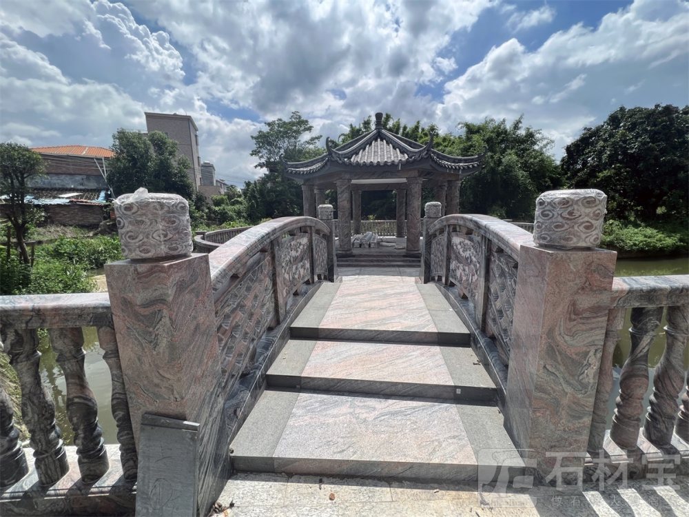 三峡红(幻彩红)石桥