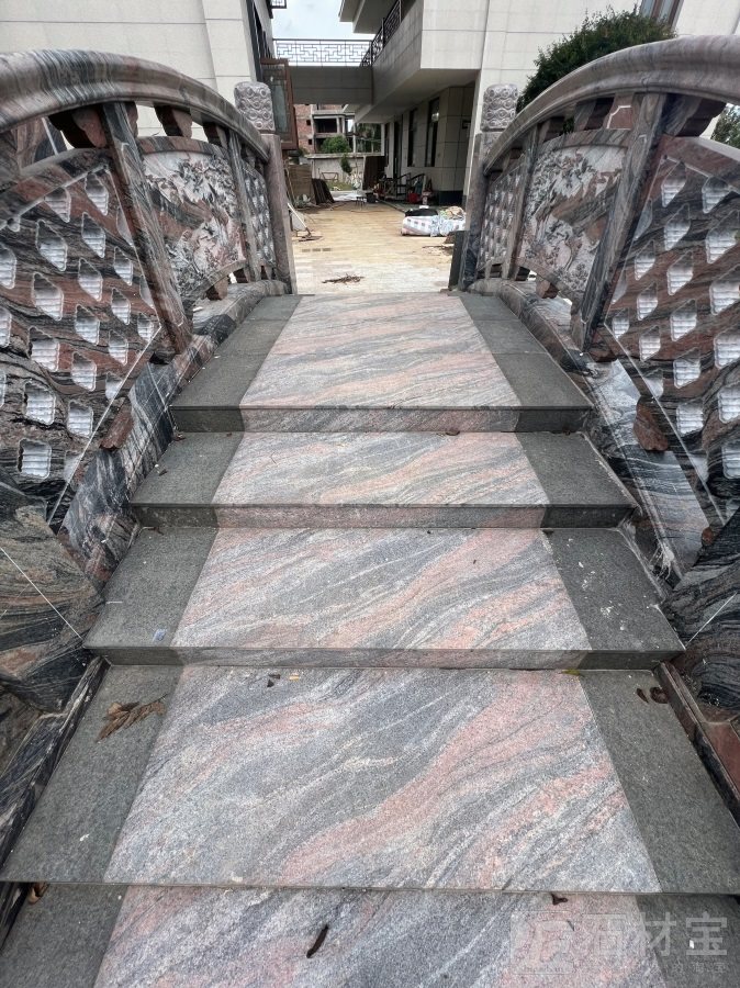 三峡红(幻彩红)石桥