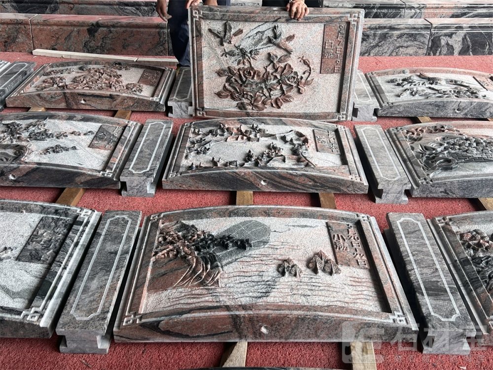 三峡红(幻彩红)雕刻