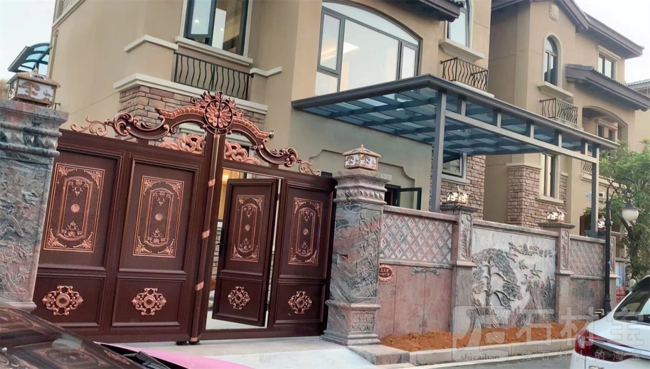 三峡红(幻彩红)围墙