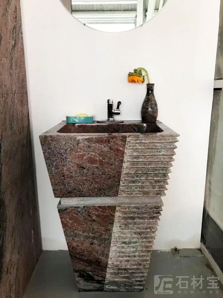 三峡红(幻彩红)洗手台