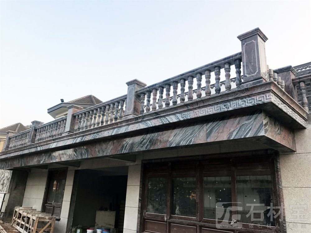 三峡红(幻彩红)栏杆