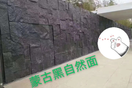 蒙古黑自然面背景墙